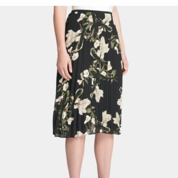 DKNY Pleated Circle Skirt - Picture 2 of 7